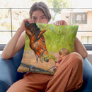 Best Friends Throw Pillow By David Stribbling