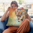 Bighorn Sheep Throw Pillow By David Stribbling