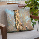 Cheetah Throw Pillow By David Stribbling