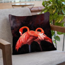 Flamingos Throw Pillow By David Stribbling