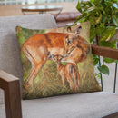 Impala And Young Throw Pillow By David Stribbling