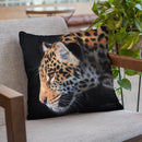 Jaguar Portrait Throw Pillow By David Stribbling