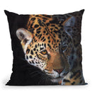 Jaguar Portrait I Throw Pillow By David Stribbling