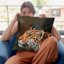 Jaguar Throw Pillow By David Stribbling