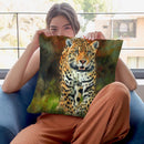 Jaguar Walk Throw Pillow By David Stribbling