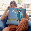 Kingfisher I Throw Pillow By David Stribbling