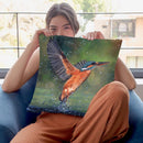 Kingfisher Iii Throw Pillow By David Stribbling