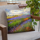 Lavender Field Throw Pillow By David Stribbling