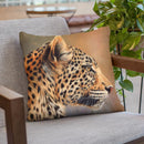Leopard Profile I Throw Pillow By David Stribbling