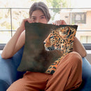 Leopard Profile Iii Throw Pillow By David Stribbling