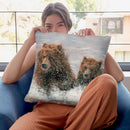 The Bears Are Coming Throw Pillow By David Stribbling