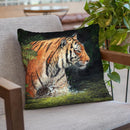 Tiger Ii Throw Pillow By David Stribbling