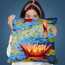 Lily Splendor Throw Pillow By Dena Tollefson