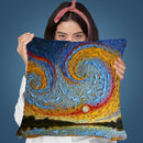 Potifar'S Sky Throw Pillow By Dena Tollefson
