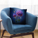 Cosmic Flower Throw Pillow By Diogo Verissimo