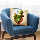 Exploring Heart Throw Pillow By Diogo Verissimo