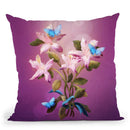 Purple Dawn Throw Pillow By Diogo Verissimo