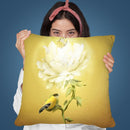 Summer Flower Throw Pillow By Diogo Verissimo
