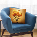 Sunset Bloom Throw Pillow By Diogo Verissimo