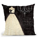 French Couture I Throw Pillow By Emily Adams