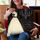 French Couture I Throw Pillow By Emily Adams