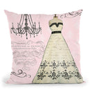 French Couture Ii Throw Pillow By Emily Adams