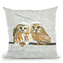 Christmas Critters I Throw Pillow By Emily Adams