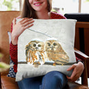 Christmas Critters I Throw Pillow By Emily Adams