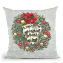 Christmas Critters Ii Throw Pillow By Emily Adams