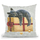 Christmas Critters Iii Throw Pillow By Emily Adams