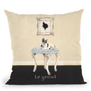 Le Growl Square 12X12 Throw Pillow By Emily Adams