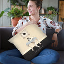Le Growl Square 12X12 Throw Pillow By Emily Adams