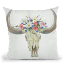 Bohemian Rising Ii On White Throw Pillow By Emily Adams