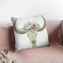 Bohemian Rising Ii On White Throw Pillow By Emily Adams