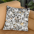 Gold Speckled Terrazzo Throw Pillow By Elisabeth Fedrikson