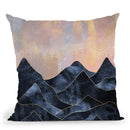 Mountainscape Throw Pillow By Elisabeth Fedrikson