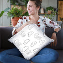 Neighborhood Pals Pattern Ia Throw Pillow By Farida Zaman
