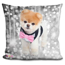 Boo Bowtie Throw Pillow