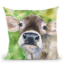 Cow Throw Pillow By George Dyachenko