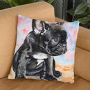 French Bulldog Throw Pillow By George Dyachenko