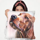 Irish Setter Throw Pillow By George Dyachenko