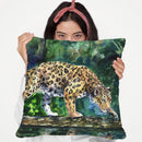 Jaguar Throw Pillow By George Dyachenko
