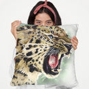Leopard Throw Pillow By George Dyachenko