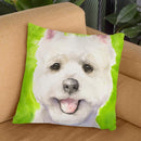 Westie Throw Pillow By George Dyachenko