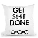 Getit Done Throw Pillow By Image Conscious - by all about vibe