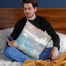 Crimson Sunset No 2 Throw Pillow By Image Conscious - by all about vibe