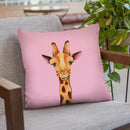 Baby Giraffe Throw Pillow By Image Conscious - by all about vibe