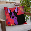 Bubbly Boston Throw Pillow By Image Conscious - by all about vibe