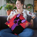 Bubbly Boston Throw Pillow By Image Conscious - by all about vibe