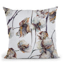 Cotton I Throw Pillow By Image Conscious - by all about vibe